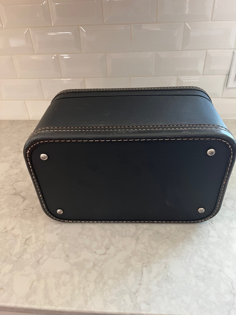 RARE vintage La Parisienne by Crown luggage Train make up case 1940-1950’s - Picture 9 of 13